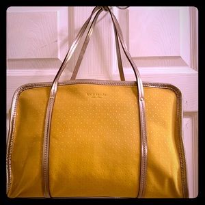 Kate spade yellow gold soft leather purse